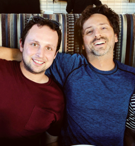 Sergey Brin with brother