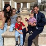 Jan Vertonghen With His Wife And Children