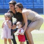 Thibaut Courtois With His Ex Partner And Children