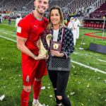 Toby Alderweireld With His Wife