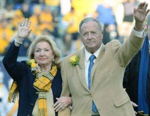 Bobby Bowden with his wife, Julia Ann Estock