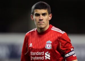 Conor Coady playing for Liverpool