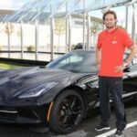 Daley Blind With His New Car- Chevrolet Corvette Stingray