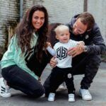 Daley Blind With His Wife And Son