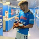 Dries Mertens With His Son