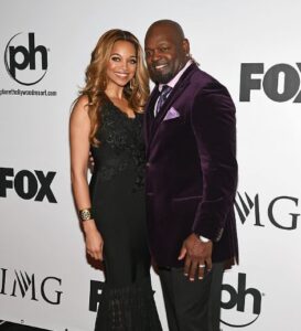 Emmitt Smith with wife Patricia Southall