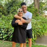 Lautaro Martinez With His Mother