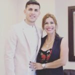 Leandro Paredes With His Mother