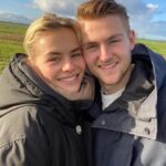 Matthijs de Ligt With His Wife