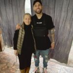 Nicolas Otamendi With His Mother