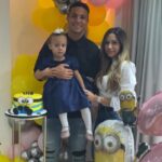 Rodrigo Moreno With His Girlfriend Or Wife And His Daughter