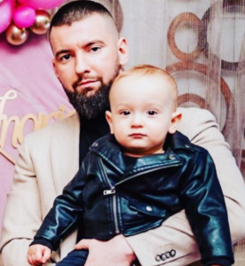 Tudor Turiceanu with his son