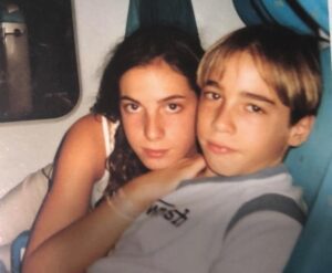 Dani Carvajal Childhood Picture With His Sister