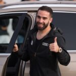 Dani Carvajal With His Car