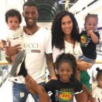 Georginio Wijnaldum With His Ex. Girlfriend Virginia And Children