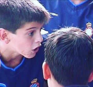 Gerard Moreno As A Kid, Displaying Signs Of Leadership.