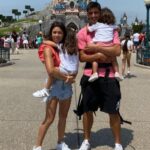 Gerard Moreno With His Wife And Daughters