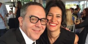 Greg Gutfeld with his Wife