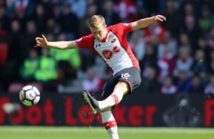 James Ward-Prowse playing for the youth team of Southampton