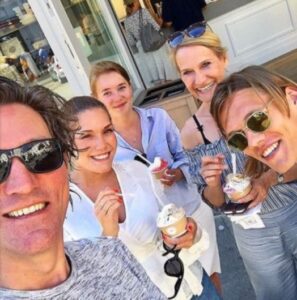 Jannik Vestergaard Family- (Left to Right) Father, Sisters, Mother