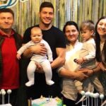 Luka Jovic With His Parents, Wife (to be) And Son(s)