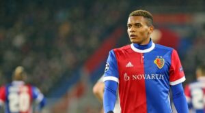 Manuel Akanji playing for FC Basel