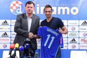 Mario Gavranović after signing with Dinamo