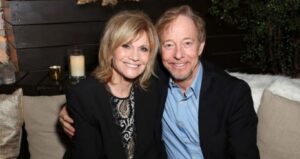 Markie Post with husband