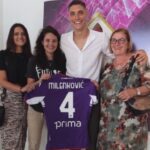 Nikola Milenkovic With His Girlfriend, Sister (Jelena) And His Mother