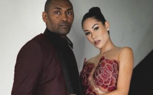 Ron Artest with Maya Sandiford