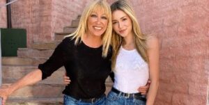 Suzanne Somers with her daughter