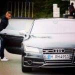 Xherdan Shaqiri with his Audi S7