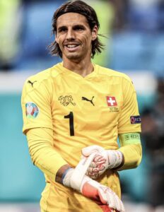 Yann Sommer playing for Switzerland