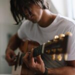 Yann Sommer with his guitar