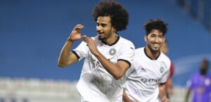 Akram Afif playing for Al Sadd