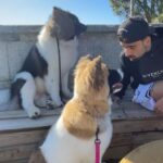 Brais Mendez With His Pets