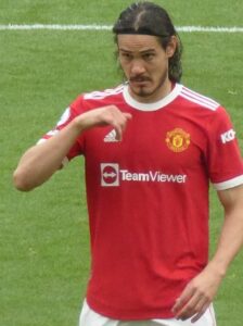 Cavani Playing For Manchester United