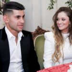 Cristian Romero With His Wife