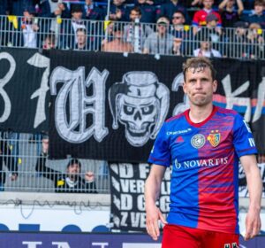 Fabian Frei playing for FC Basel