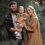 German Pezzella Brother Bruno With His Wife And Their Newborn Baby