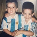 German Pezzella Childhood Picture With His Brother