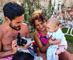 Ilkay Gundogan With His Mother And Nephew