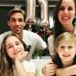 Lucas Biglia With His Wife And Children