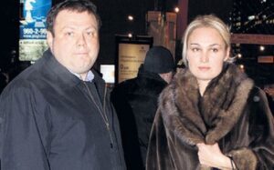 Mikhail Fridman With His Wife