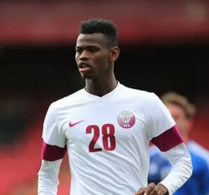 Mohammed playing for Qatar