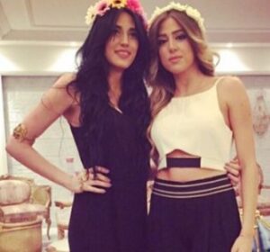 Rouba Saadeh with sister Abir Saadeh