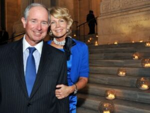 Stephen Schwarzman With His Wife