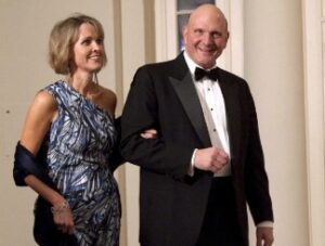 Steve Ballmer With Wife Connie Snyder