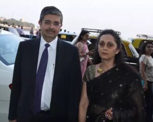 Uday Kotak With His Wife