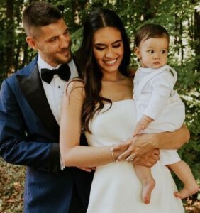 Andrej Kramaric With His Childhood Love Or Wife And Son